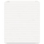 vidaXL Jardinière blanc 60x60x72 5 cm bois de pin massif