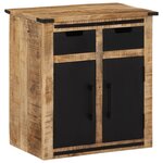 vidaXL Buffet avec 2 tiroirs 55x35x60 cm bois massif de manguier