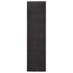 vidaXL Tapis Sisal naturel 80x300 cm Noir