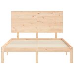 vidaXL Cadre de lit sans matelas 140x200 cm bois massif de pin