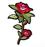 Phildar Ecusson rose fleur