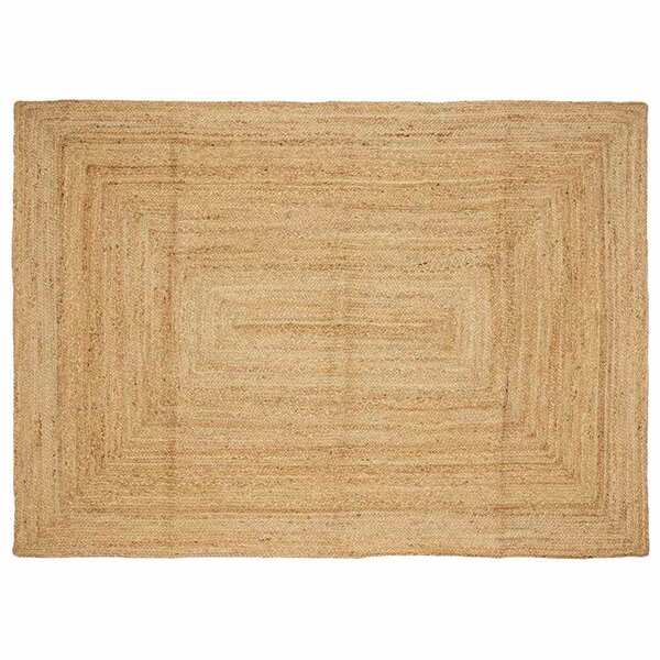vidaXL Tapis fait à la main jute naturel 160x230 cm