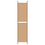 vidaXL Paravent 4 panneaux Beige 200 x 220 cm Tissu