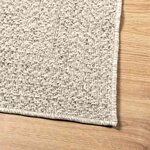 vidaXL Tapis ZIZUR crème 200x200 cm aspect de jute intérieur extérieur