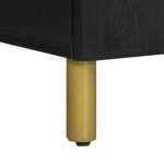 vidaXL Buffet noir 40x33x75 cm bois d'ingénierie