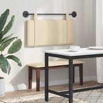 vidaXL Tête de lit suspendue Crème Tissu