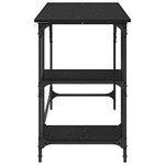 vidaXL Bureau Chêne noir 120 x 50 x 75 cm Bois d'ingénierie