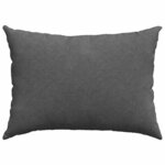 vidaXL Coussins de canapé 2 Pièces Gris foncé 70 x 50 cm