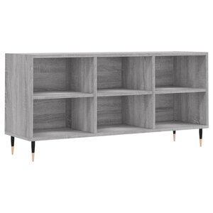 vidaXL Meuble TV sonoma gris 103 5x30x50 cm bois d'ingénierie