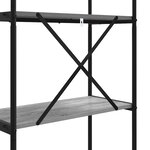 vidaXL Étagère Sonoma gris 60 x 30 x 109 cm Bois d'ingénierie