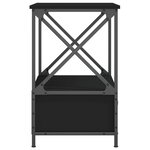 vidaXL Tables de chevet 2 Pièces noir 50x41x65 cm bois d’ingénierie