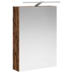 vidaXL Armoire Miroir de Salle de Bain Bois ancien 50 x 14 5 x 70 cm
