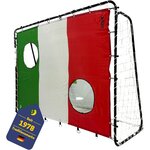 Best Sporting 11053-11064 - But de football 213 x 152 x 76 cm en noir avec cible de tir Italie