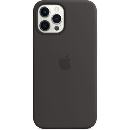 APPLE iPhone 12 Pro Max Coque en Silicone avec MagSafe - Noir