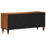 vidaXL Meuble TV Marron 105 x 33.5 x 46 cm Bois de manguier massif