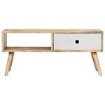 vidaXL Table basse 90x50x40 cm Bois de manguier massif