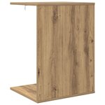 vidaXL Table d'appoint Chêne artisanal 45 x 40 x 62 5 cm