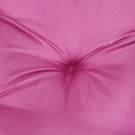 vidaXL Coussins de banc de jardin lot de 2 rose 200x50x7 cm tissu