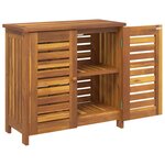 vidaXL Armoire de jardin Marron 75 x 35 x 70cm Bois d'Acacia Massif