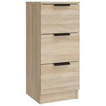 vidaXL Buffets 3 Pièces Chêne sonoma Bois d'ingénierie