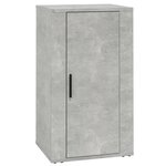 vidaXL Buffet Gris béton 40x33x70 cm Bois d'ingénierie