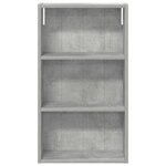 vidaXL Armoire murale de salle de bain Gris Béton 40 x 14 x 70 cm
