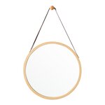 Miroir mural avec cadre en bambou 35 cm 03_0007893