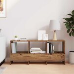 vidaXL Étagère à magazines Bois ancien 102 x 30 x 45 cm