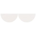 vidaXL Table basse 2 Pièces Blanc 79 x 39.5 x 40 cm Bois de pin massif