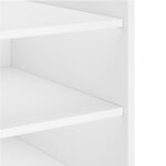 vidaXL Table de chevet blanc 45x50x50 cm bois d’ingénierie