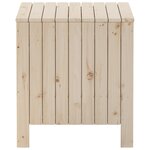 vidaXL Boîte de rangement avec couvercle RANA bois massif de pin