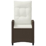 vidaXL Chaises de jardin inclinables 56 x 60 x 112 cm acier