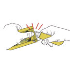 Boîte pour lames de cutter usagées - olfa