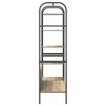 vidaXL Porte-vêtements Marron 120 x 44 x 160 cm Bois d'ingénierie