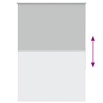 vidaXL Store enrouleur occultant largeur du tissu 100 7 cm polyester