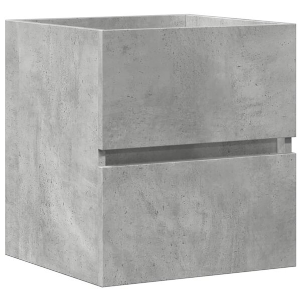vidaXL Armoire d'évier Gris béton 41x38 5x45 cm Bois d’ingénierie
