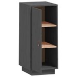 vidaXL Buffet Gris 34x40x75 cm Bois massif de pin