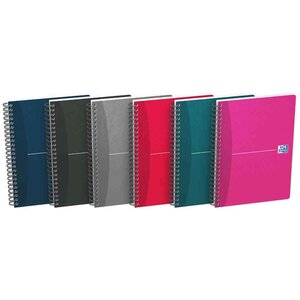 Carnet à Spirale Office A5 Quadrillé 100 pages 90g Coloris Aléatoire OXFORD