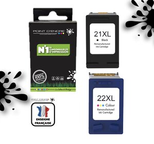 21XL / 22XL - NOIR / COULEUR - Grande capacité