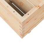 vidaXL Jardinière 70x70x49 5 cm bois de pin massif