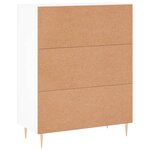 vidaXL Buffet blanc 69 5x34x90 cm bois d'ingénierie