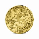 Snoopy - Monnaie de 5€ Or 1/2g