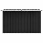 vidaXL Boîte de rangement de jardin Anthracite 149x99x93 cm