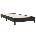 vidaXL Sommier à lattes de lit sans matelas noir 100x220 cm velours
