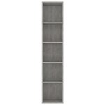vidaXL Bibliothèque Gris béton 40x30x189 cm Bois d’ingénierie