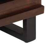 vidaXL Table de chevet marron 50x34x62 cm bois manguier solide