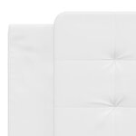 vidaXL Coussin de tête de lit Zadar blanc 183 cm similicuir