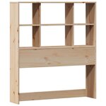 vidaXL Lit bibliothèque sans matelas 100x200 cm bois massif de pin