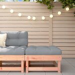 vidaXL Repose-pied de jardin avec coussin bois massif douglas