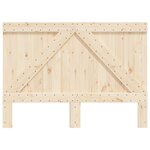 vidaXL Tête de lit 140x104 cm bois massif de pin